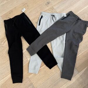 Old Navy Kids Joggers - Black, Light Gray, Dark Gray (all 3 pairs NWT for $30)